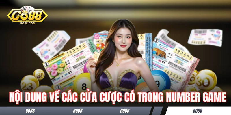 Nội dung về các cửa cược có trong Number Game